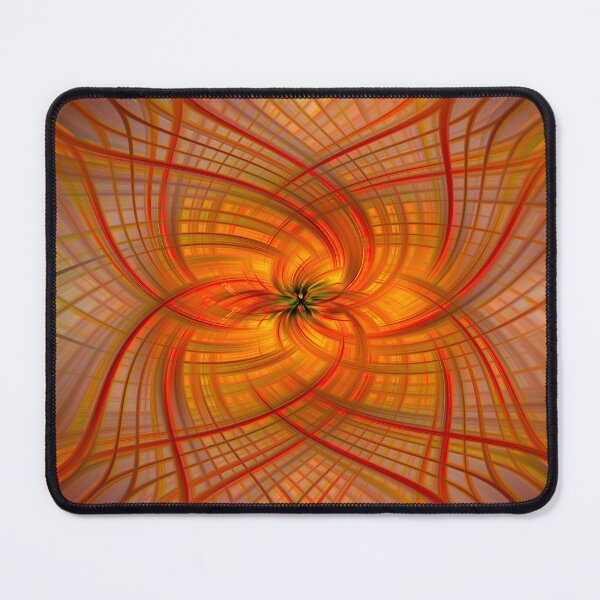 Item preview, Red & Orange Symmetrical Twirl Digital Abstract Art designed and sold by Shafiq Khan.
