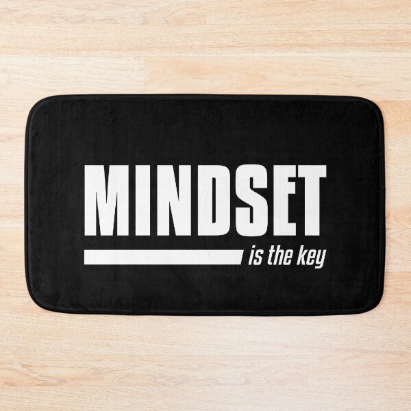Item preview, Mindset is the key to daily motivation routine designed and sold by TheLuckyShirts.