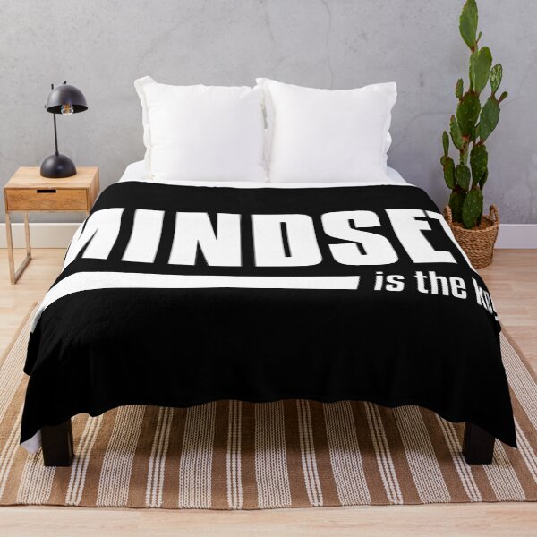 Item preview, Mindset is the key to daily motivation routine designed and sold by TheLuckyShirts.