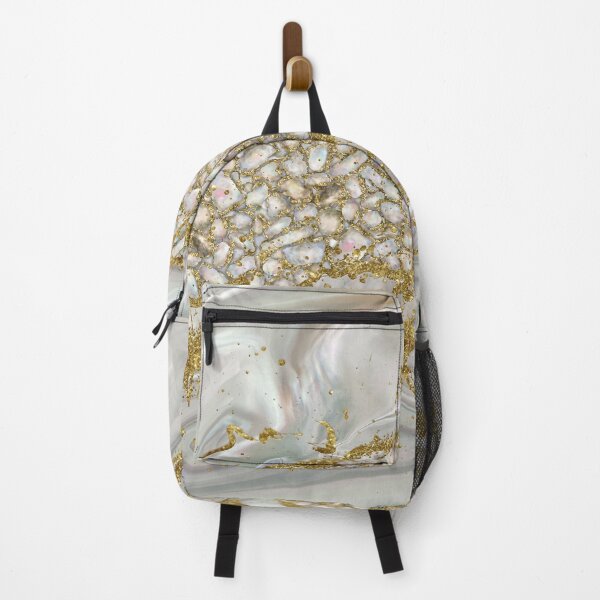 Item preview, Mother of pearl and gold Abstract designed and sold by k9printart.