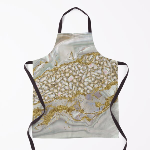 Item preview, Mother of pearl and gold Abstract designed and sold by k9printart.