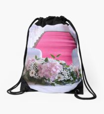Waiting for the Bride and Groom Drawstring Bag