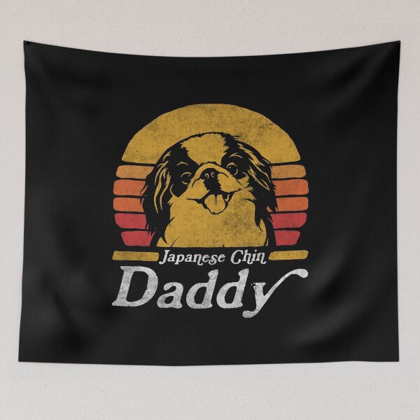 Item preview, Retro Vintage Japanese Chin Daddy designed and sold by More Cute Dogs.