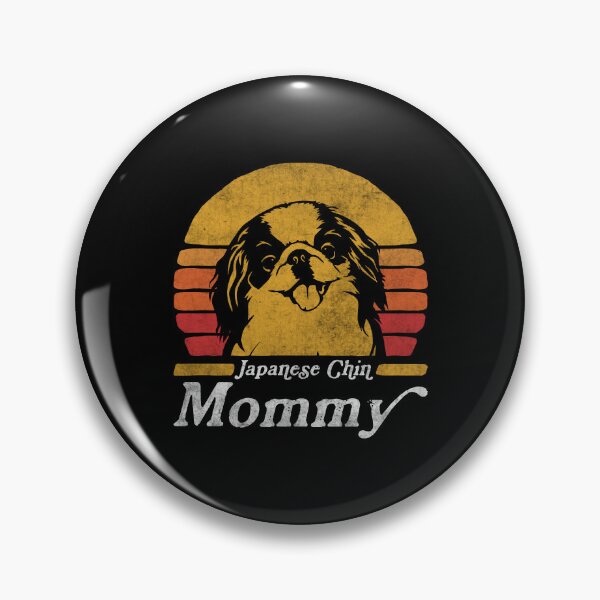 Item preview, Retro Vintage Japanese Chin Mommy designed and sold by More Cute Dogs.
