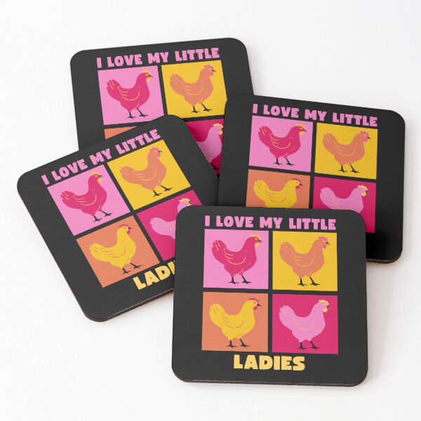 Item preview, I love my little ladies, funny for chicken lovers and owners, chicken farmers  designed and sold by kind4you.