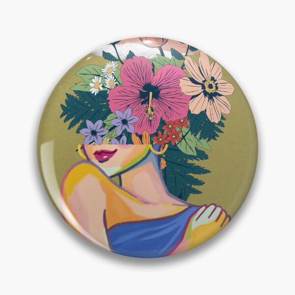 Item preview, Flower Girl portrait designed and sold by TypeWrite.