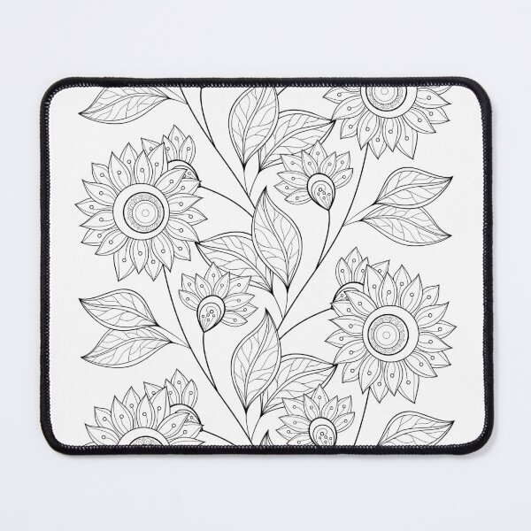 Item preview, Non Colored Pattern with Floral Motifs designed and sold by lissantee.