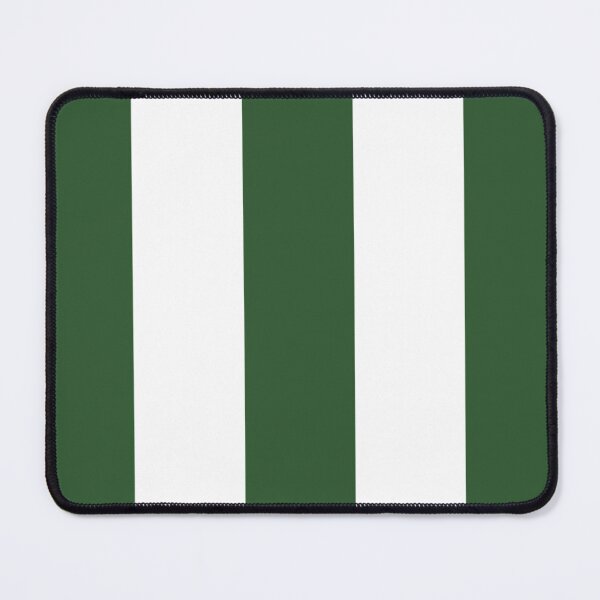 Item preview, Large PINE GREEN and WHITE Vertical STRIPES designed and sold by RachelMacht.