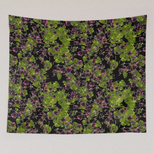Item preview, Hellebores and Monsteria Pattern designed and sold by Dreamscape Eclectic .