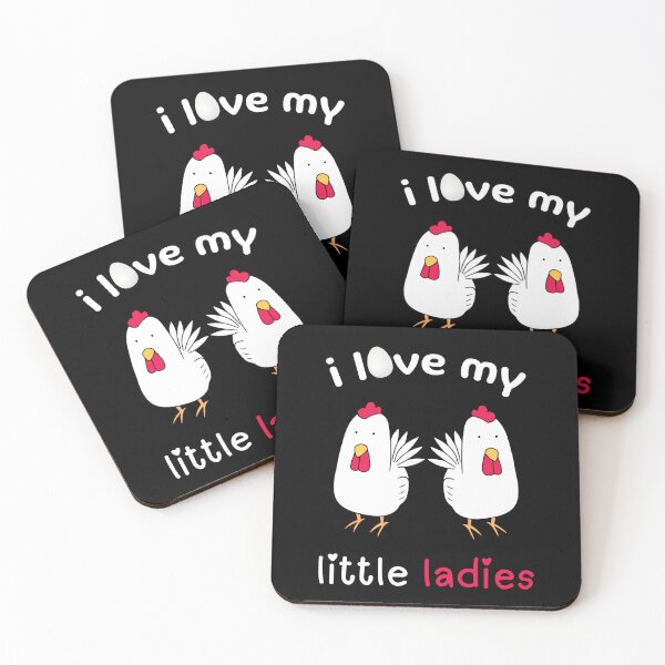 Item preview, I love my little ladies, funny for chicken lovers and owners, chicken farmers  designed and sold by kind4you.