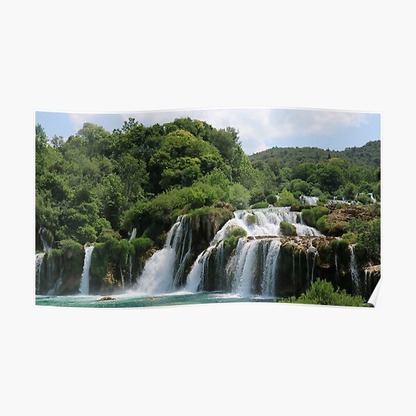 Nature, Paysage, Parc National, Europe, Croatie, cascades de Krka, Photographie, BebiCervin Poster