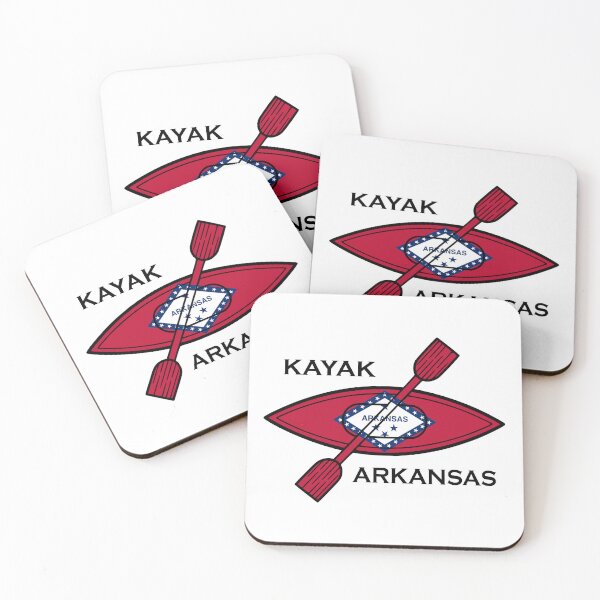 Item preview, Kayak Arkansas Flag designed and sold by Esskay Designs.