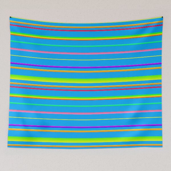 Item preview, Multi color blue line pattern | azure blue colorful designed and sold by lausn.