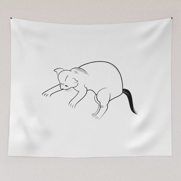Item preview, Black Cat Pussy Black Border   designed and sold by ClarenceSimon.