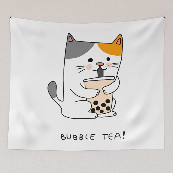 Item preview, Bubble Tea Cat   designed and sold by ClarenceSimon.