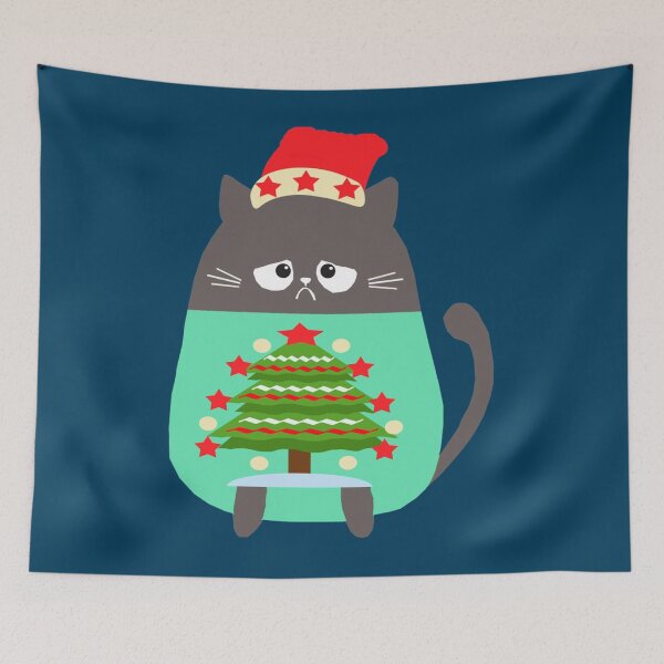 Item preview, Christmas catpussycat   designed and sold by ClarenceSimon.