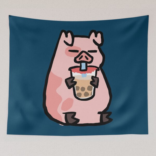 Item preview, Cute Piggy Cartoon    designed and sold by ClarenceSimon.