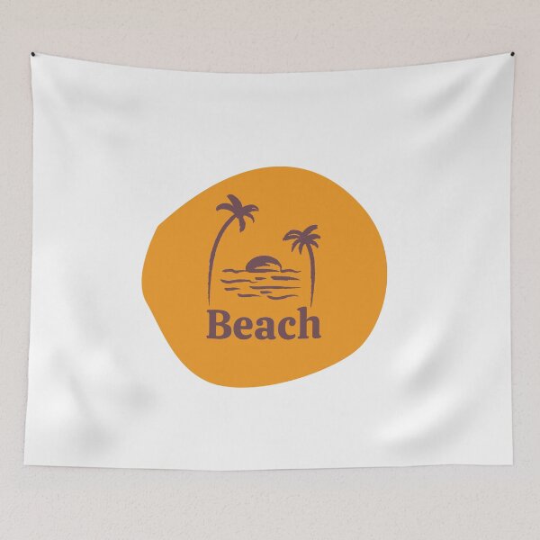 Item preview, beach and palms sunset design designed and sold by ketkidesign.