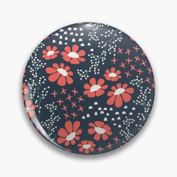 Item preview, Red flowers pattern  designed and sold by OneClothesCo.