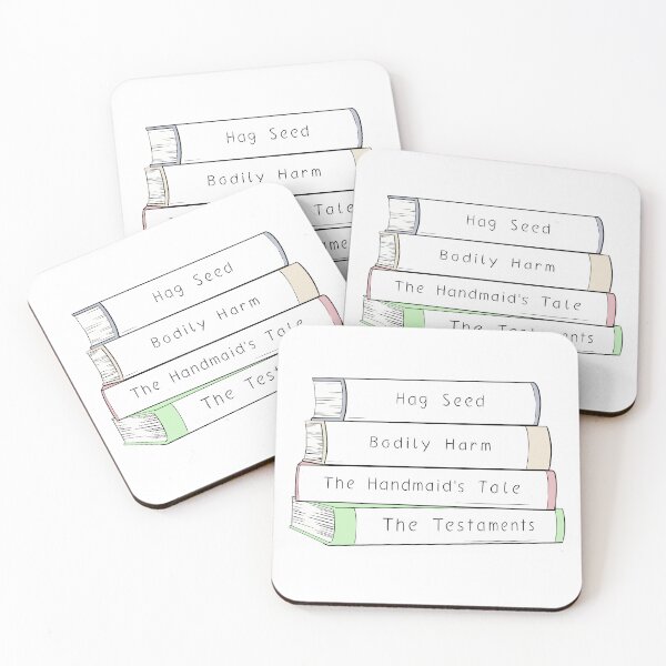 Item preview, Margaret Atwood most popular work, book stack designed and sold by book-buffs.