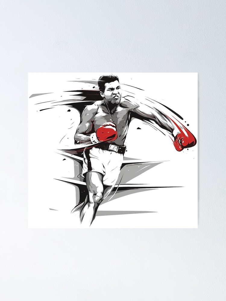 Muhammad Ali Poster Redbubble and Boxing Women\