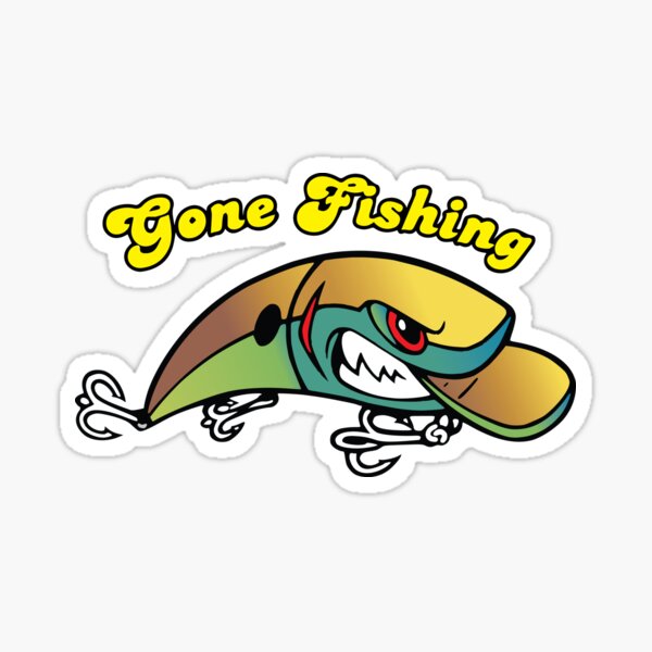 Chew on This Fishing Plug Decal, Fishing Lure Decal -  Canada