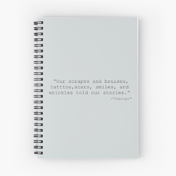 Item preview, Corrupt, book one quote  designed and sold by Artbymanu.