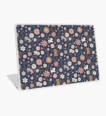 Flower Meower (Marine) Laptop Folie
