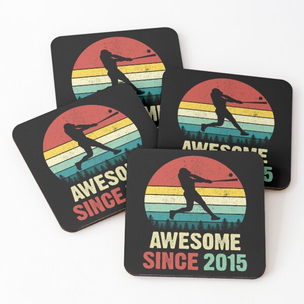 Item preview, 6th Birthday Baseball Lovers Awesome Since 2015 Sticker designed and sold by pkelseysi.