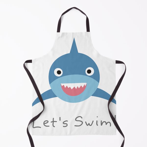 Item preview, let's swim with shark design designed and sold by ketkidesign.