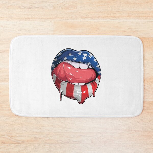 Item preview, Lips and Tongue American Flag designed and sold by printheavenart.