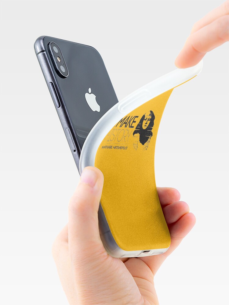 Alternate view of #MakeHistory - Maatkare Hatshepsut iPhone Case & Cover