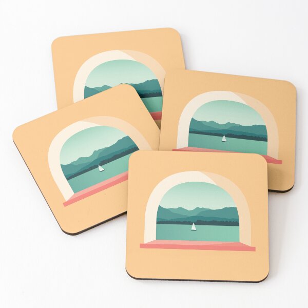 Item preview, Seaside Window View designed and sold by zykydesigns.