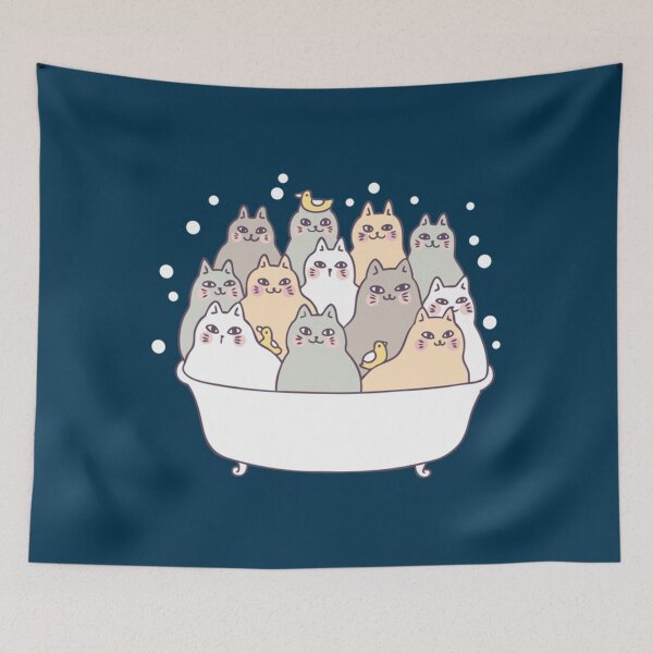 Item preview, Cats In The Bath Tub   designed and sold by ClitusSmith.