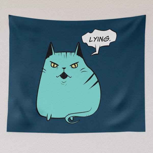 Item preview, Chibi Lying Cat   designed and sold by ClitusSmith.