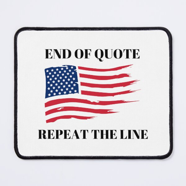 Item preview, End of Quote Repeat the Line White designed and sold by AbdullahMuneer.