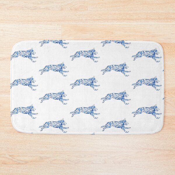 Item preview, Paisley blue running german shepherd designed and sold by ODINDISA.