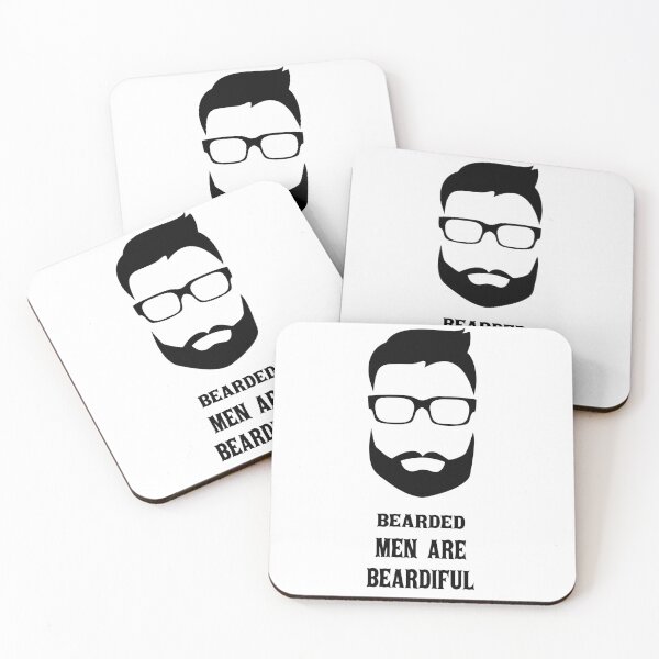Item preview, BEARDED MEN ARE BEARDIFUL designed and sold by DomGDesign.