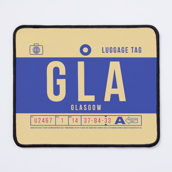 Item preview, Luggage Tag B - GLA Glasgow Scotland UK designed and sold by VoodooCircus.