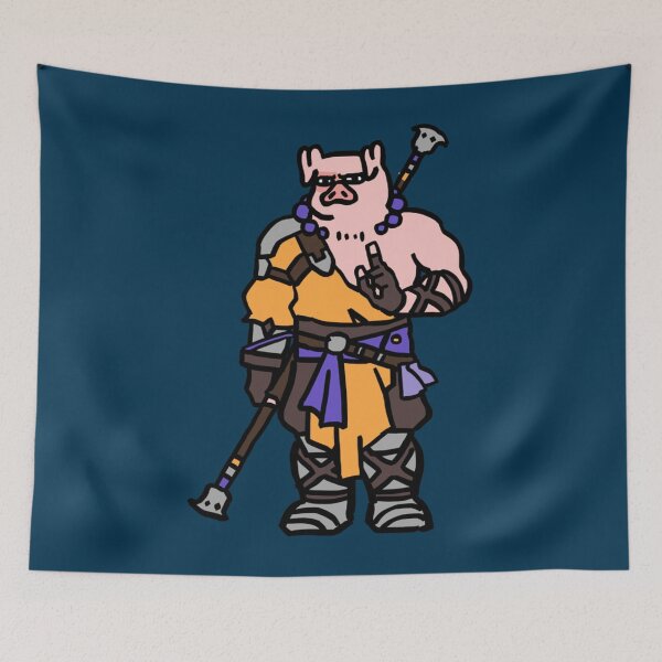 Item preview, Fantasy Tabletop Piggy Monk Cute   designed and sold by ClitusSmith.