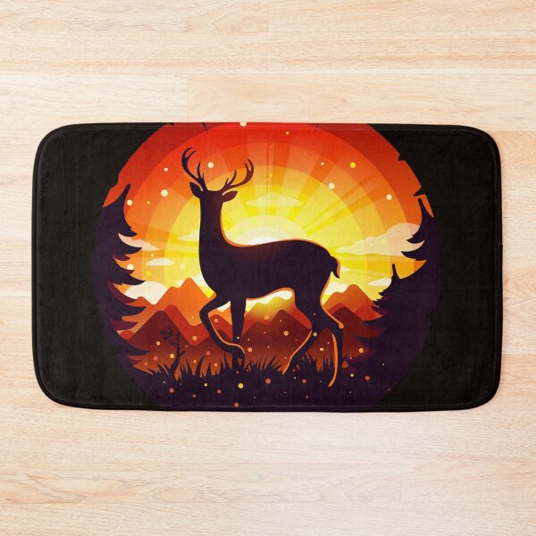 Item preview, Deer and Sunset designed and sold by Andrey Prokopenko.