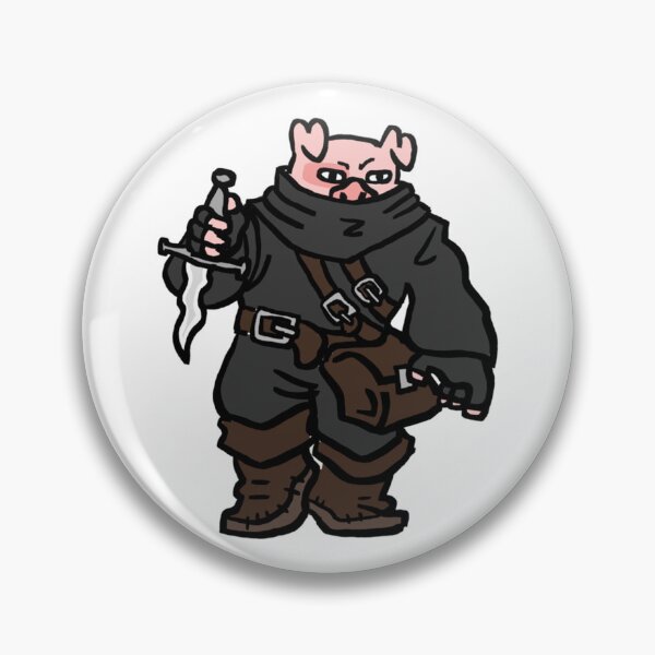 Item preview, Fantasy Tabletop Piggy Rogue Cute   designed and sold by ClitusSmith.