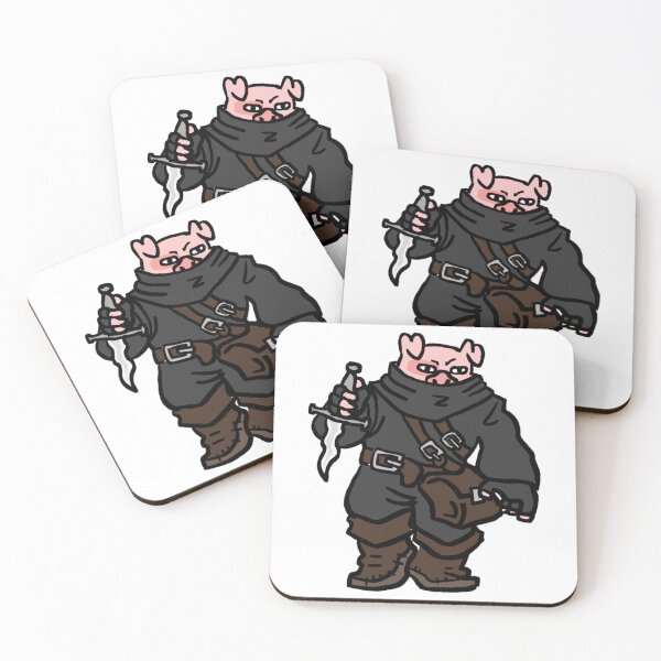 Item preview, Fantasy Tabletop Piggy Rogue Cute   designed and sold by ClitusSmith.