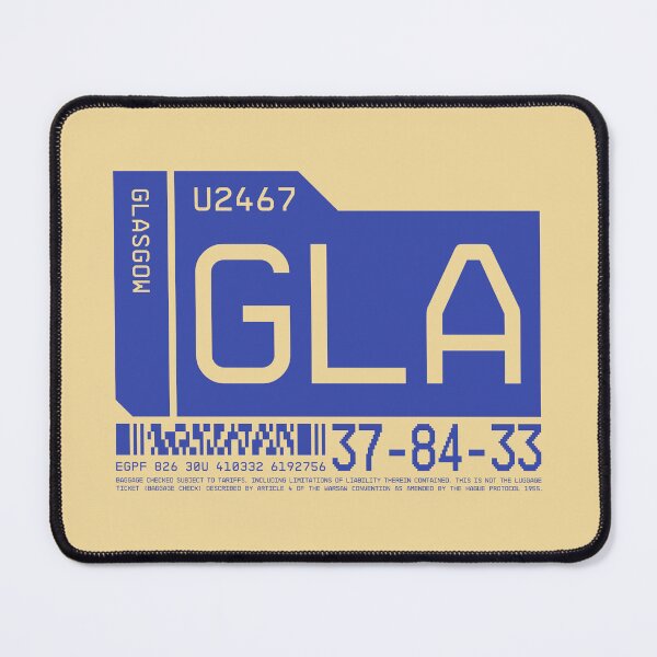 Item preview, Luggage Tag C - GLA Glasgow Scotland UK designed and sold by VoodooCircus.