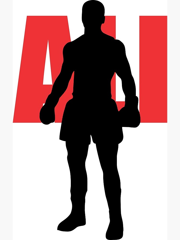 The Legend Muhammad Ali Silhouette/Perfect Design For Men & Women