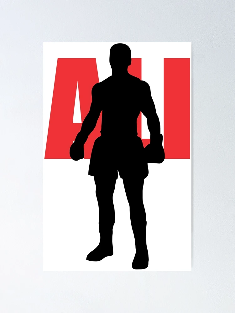 The Legend Muhammad Ali Silhouette/Perfect Design For Men & Women\