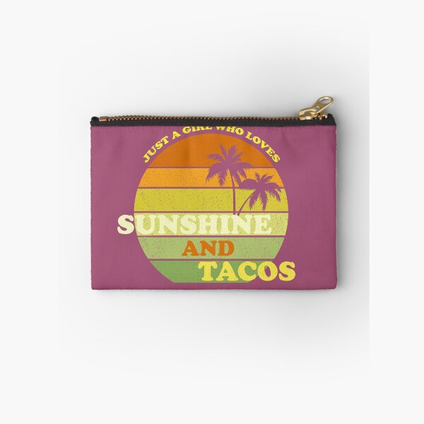 Item preview, Just a girl who loves sunshine and tacos designed and sold by AshStore.