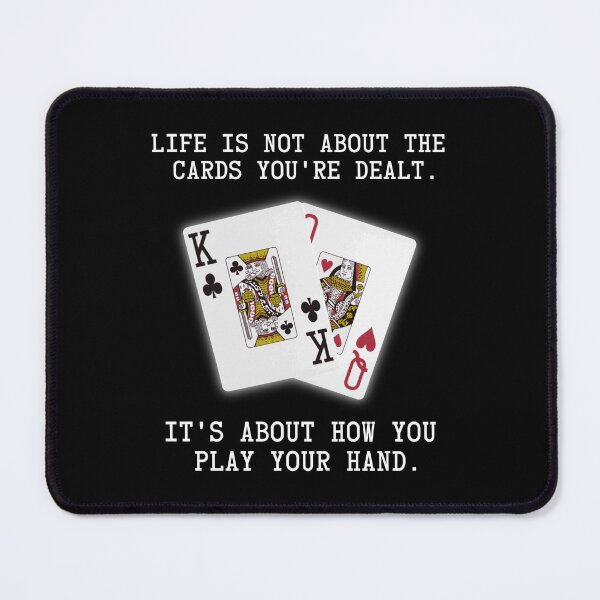 Item preview, Inspirational Saying Poker Playing Cards Quote designed and sold by CreatDifference.