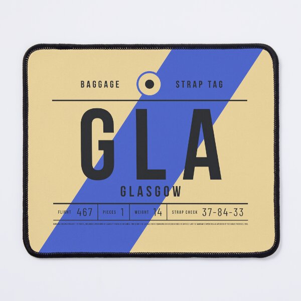 Item preview, Luggage Tag E - GLA Glasgow Scotland UK designed and sold by VoodooCircus.