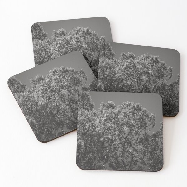 Item preview, Jungle Leaves - Black and White - Real Tree #4 designed and sold by anafrancisconi.